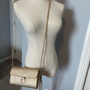 Steve Madden Gold Convertible Cross-bag and Fanny pack